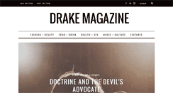 Desktop Screenshot of drakemagazine.com
